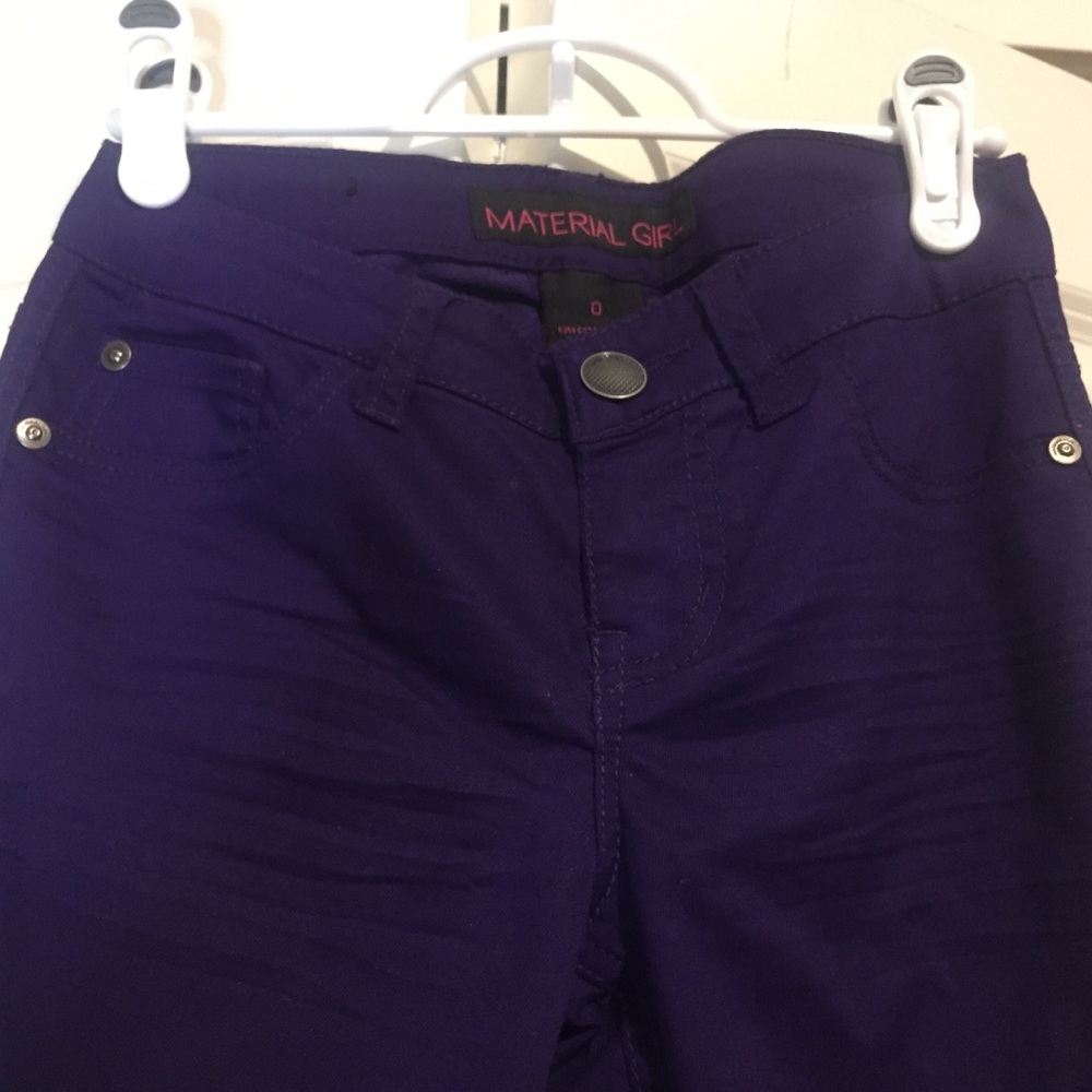 4/$30 Material girl purple skinny jeans